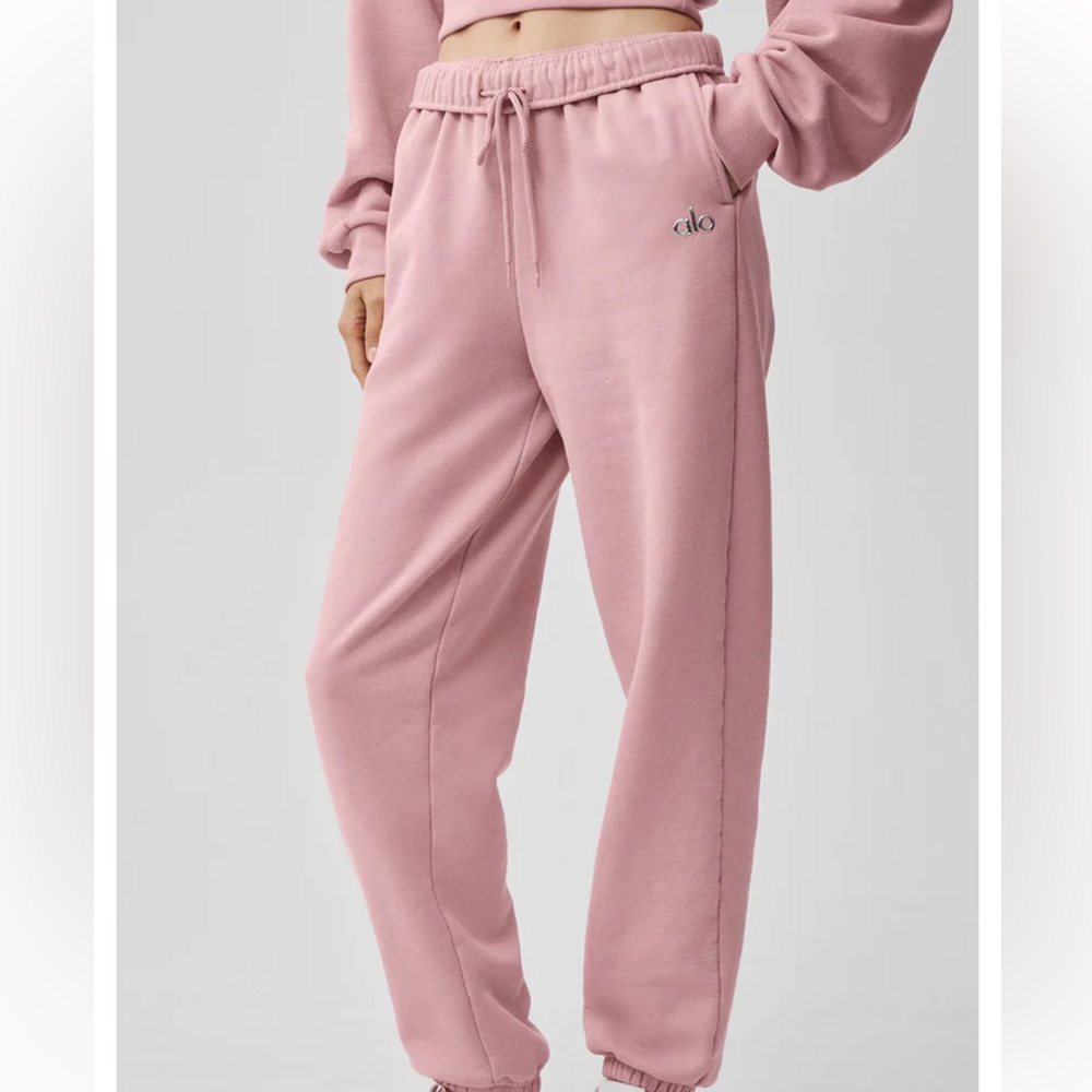 Alo Yoga Accolade Sweatpants Vintage Pink Small